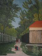 Henri Rousseau View of Montsouris Park By Henri Rousseau oil on canvas